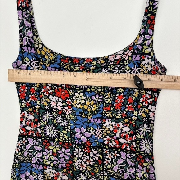 Urban Outfitters Dress Small Bodycon Mini Tank Floral Colorful Justine 90s Boho - Picture 7 of 8